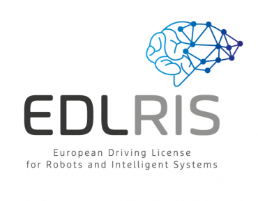 Certificate_European Driving License for Robots and Intelligent System Logo